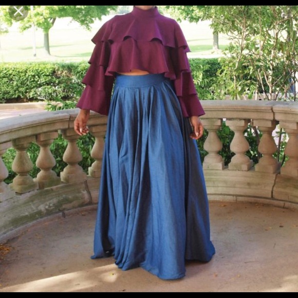 Gracia Dresses & Skirts - Garcia Denim Maxi Skirt